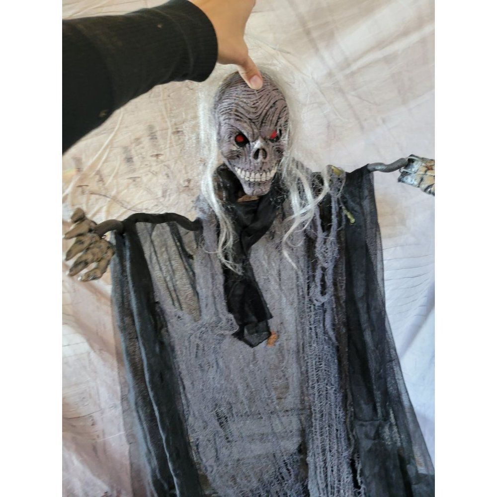 Mini skeleton hanging Halloween proposable home decor lawn